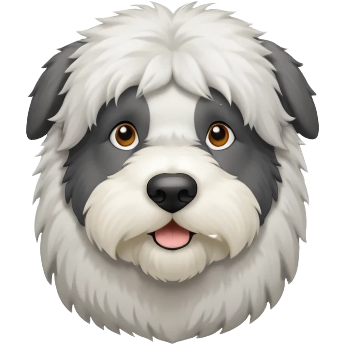 Perro viejo pastor inglés emoji