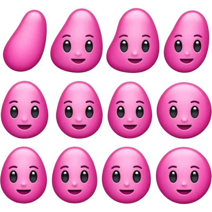 Pink emoji