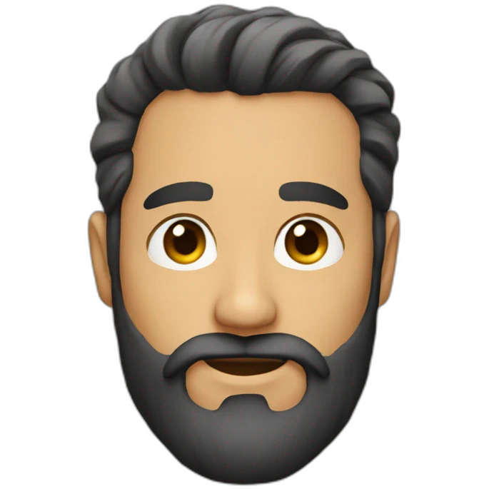 beard gracias emoji