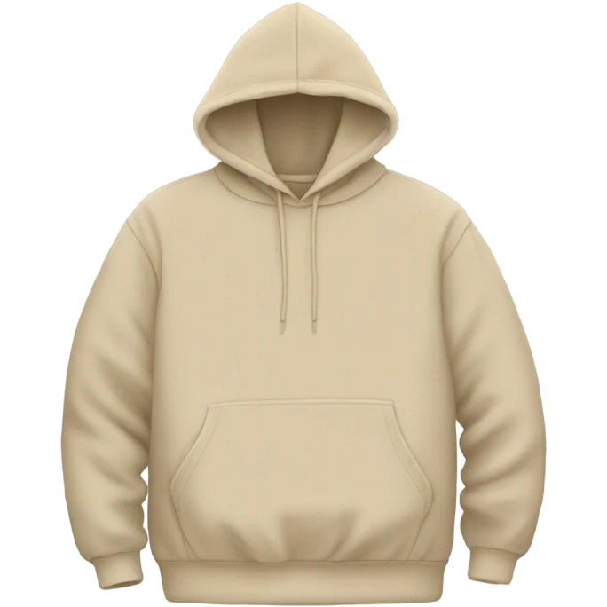 Sand hoodie emoji