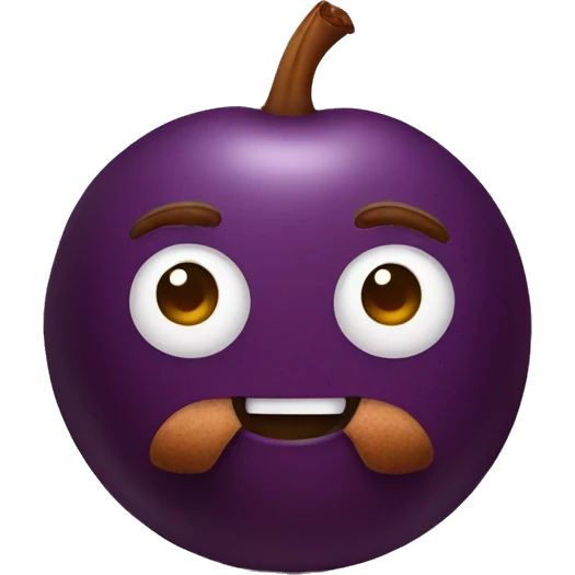 Plum and cinnamon  emoji