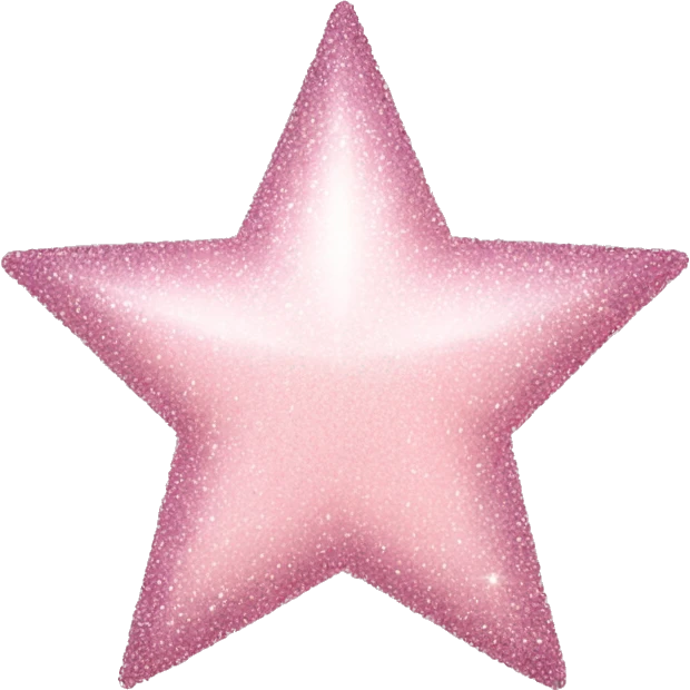 pale pink star sparkle emoji