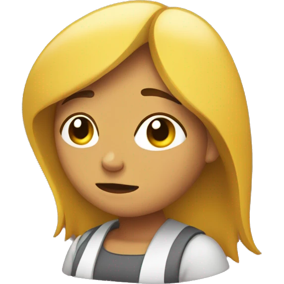 chica durmiendo emoji