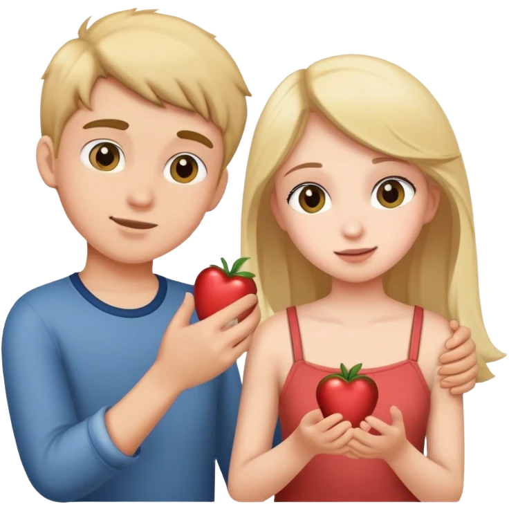 boy picking up girl emoji