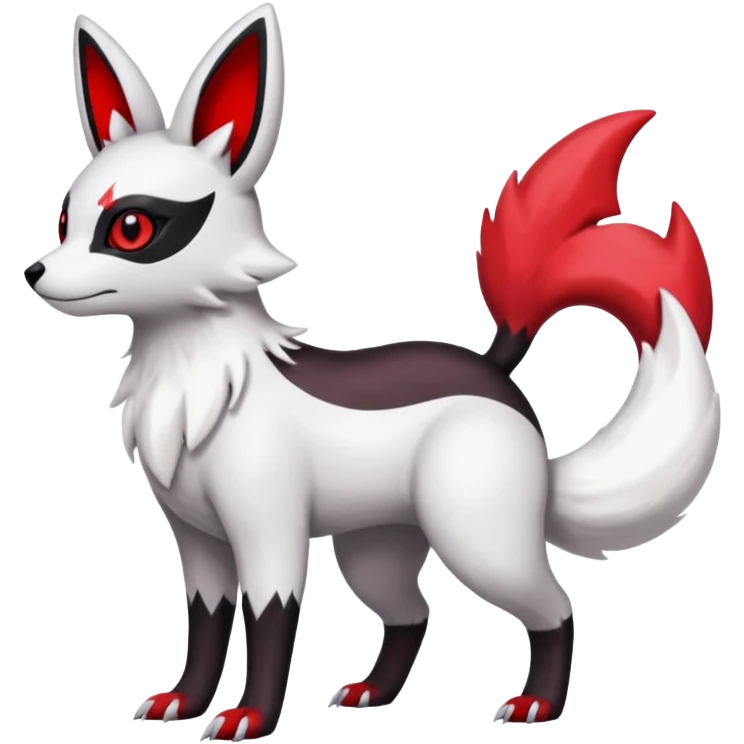 Umbreon-Vernid-Zangoose-fusion (full body) emoji