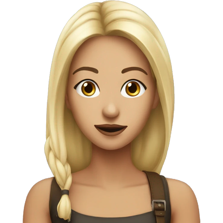 Nina avec une cigarret emoji