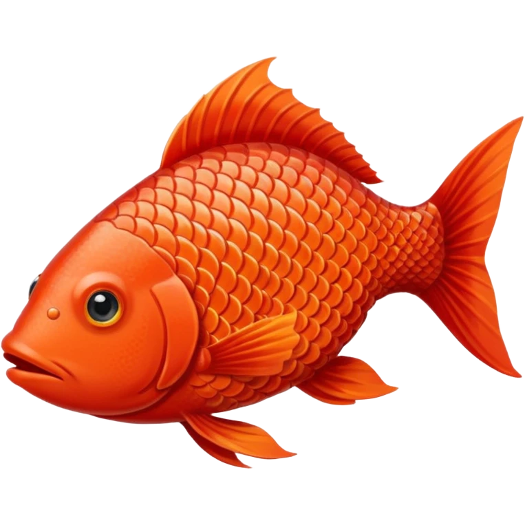 a red fish emoji