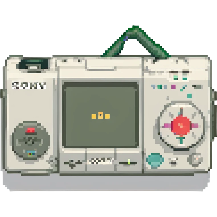 белый плеер Sony, no background emoji
