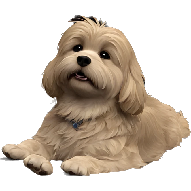 dog in denim indoors emoji