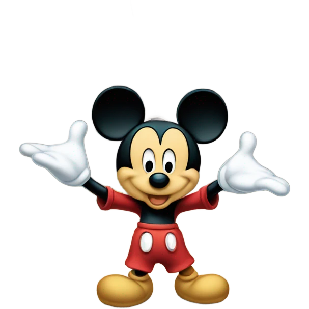 Mickey and castle emoji
