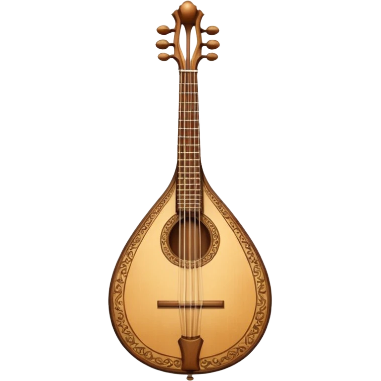Baroque lute emoji