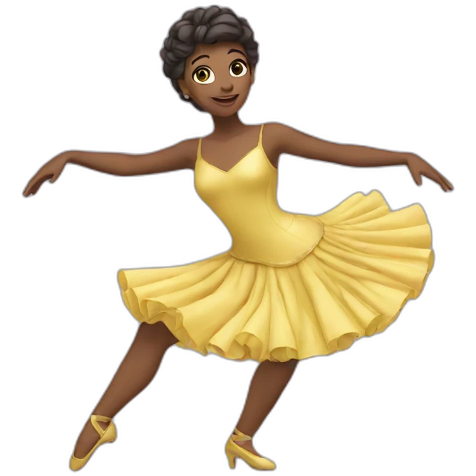 Danseuse poll dance emoji