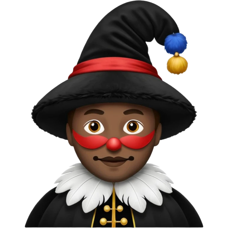 Zwarte pieten muts emoji