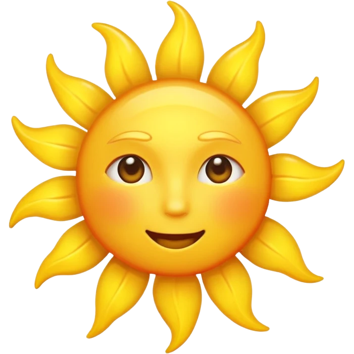 My sun emoji