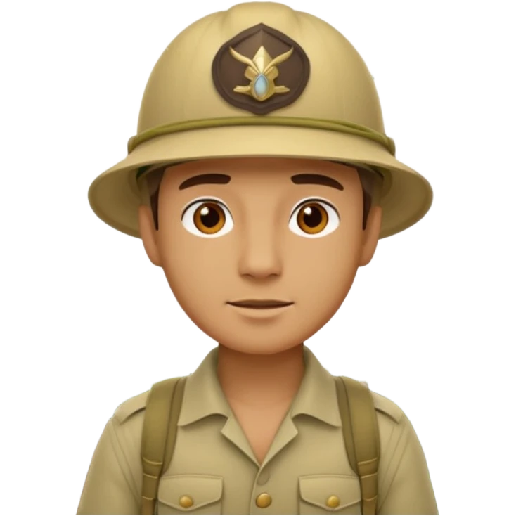 a man in jungle emoji