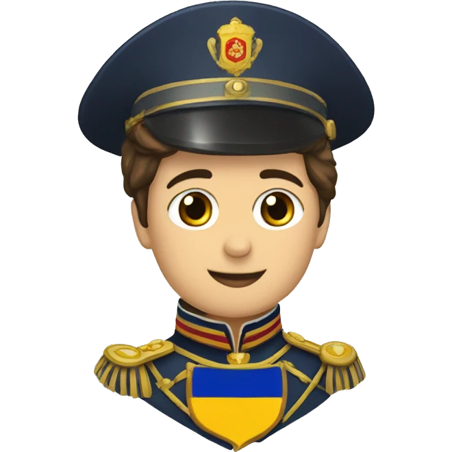 CORONEL CON BANDERA GALLEGA  emoji