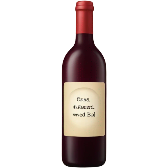 One bottle of wine emoji