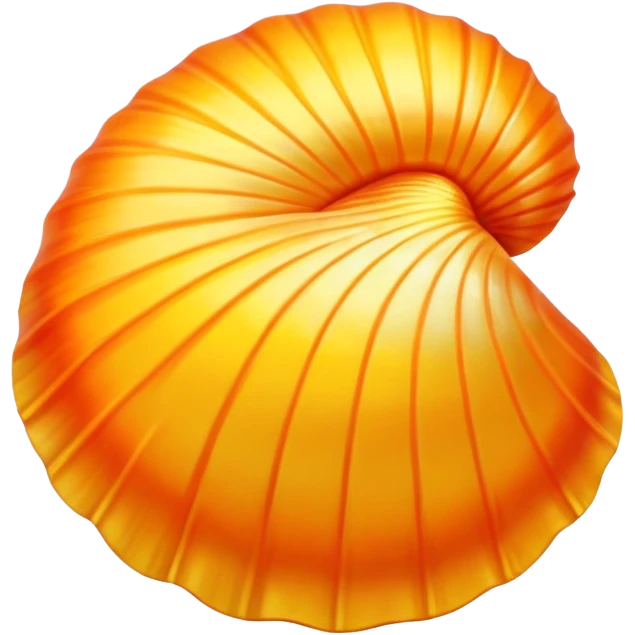 Hawaiian sunrise shell emoji
