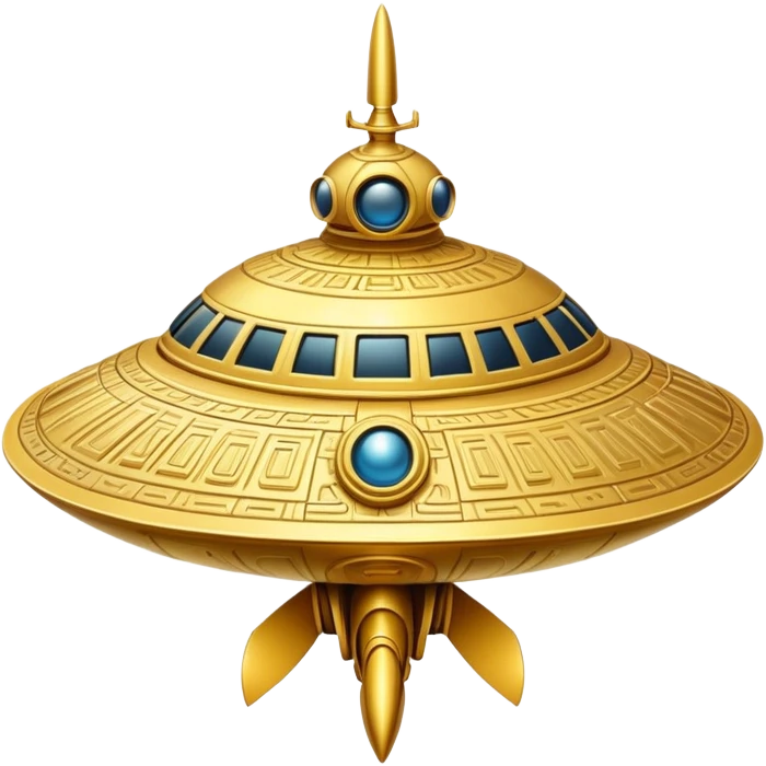 annunaki gold spaceship emoji