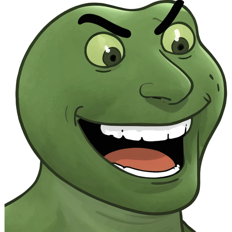 Man holding its neck laughing  emoji