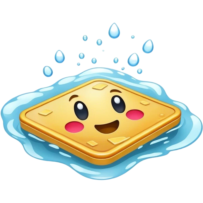 chip in water  emoji