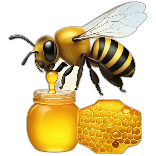 bee and honey emoji