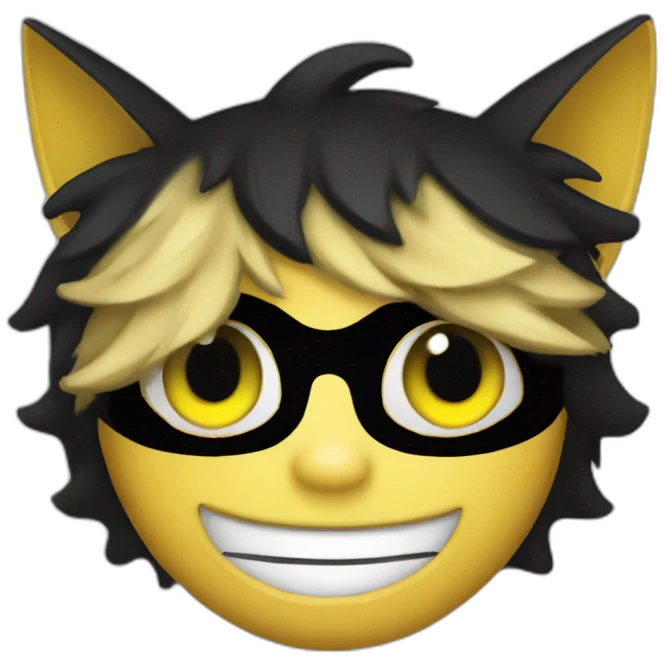Chat noir emoji