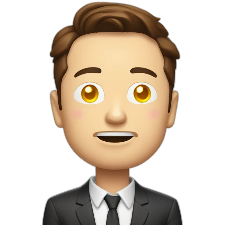 Elon Musk qui dort emoji