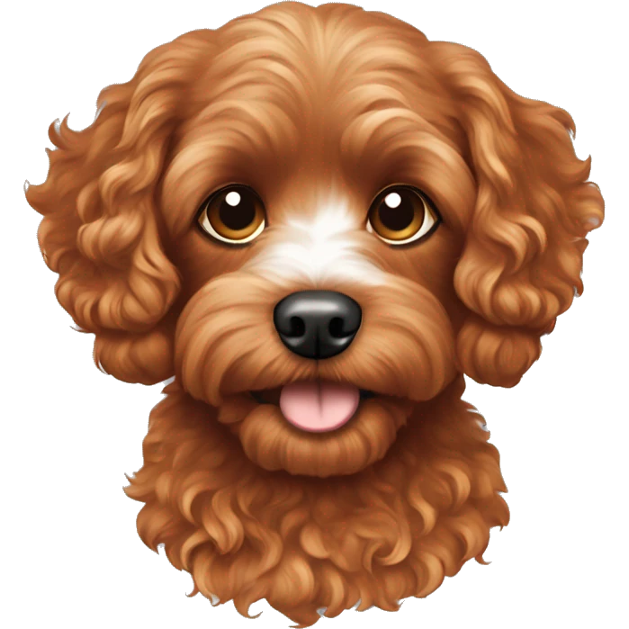 Red cavapoo emoji
