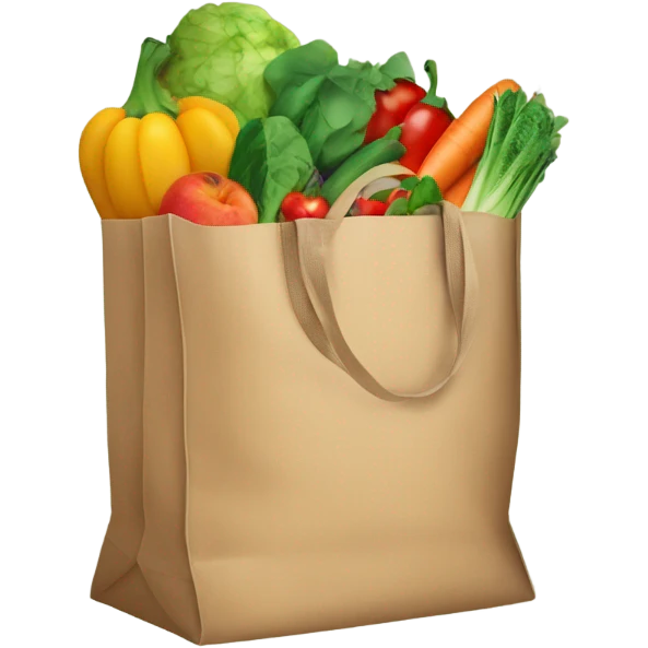 grocery bag emoji