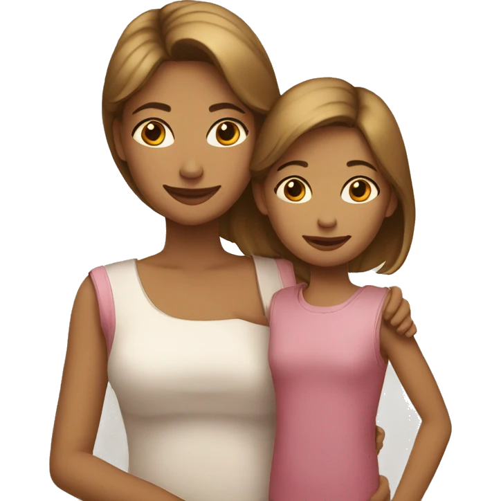 mother and daughter emoji