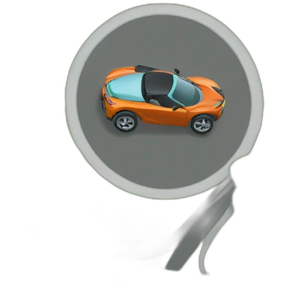Moto qui traverse un rond point  emoji
