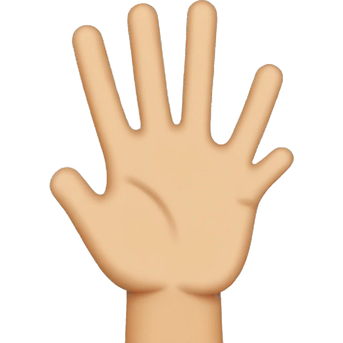 hands up emoji