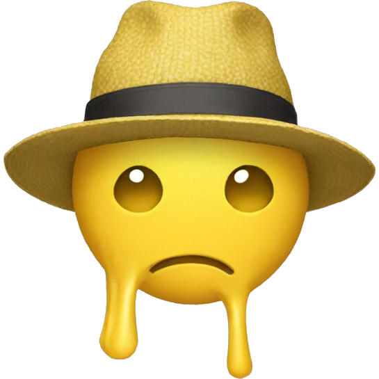 yellbow hat emoji