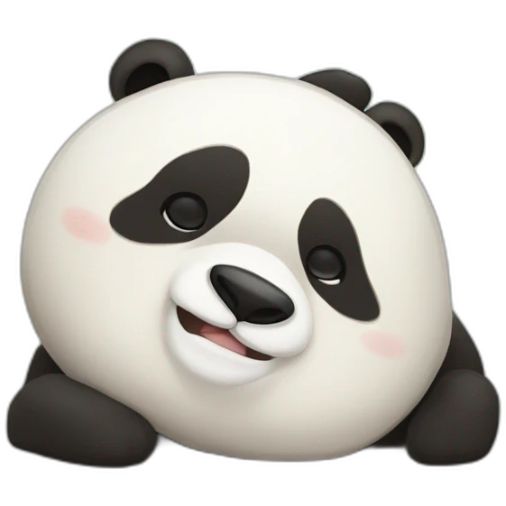 Oso panda durmiendo emoji