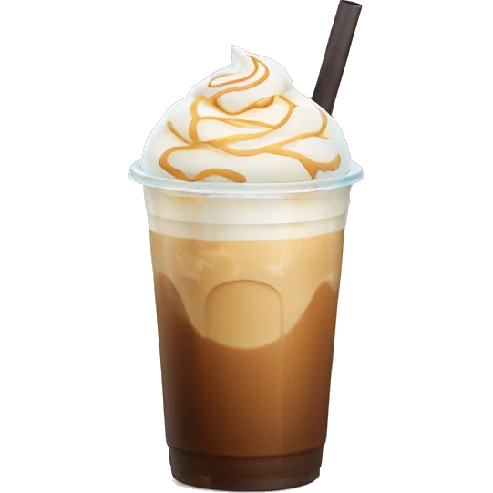 Iced latte  emoji