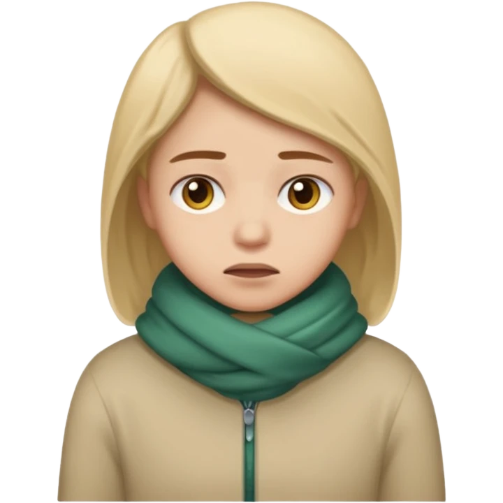 cold expression emoji shivering character, WhatsApp style emoji