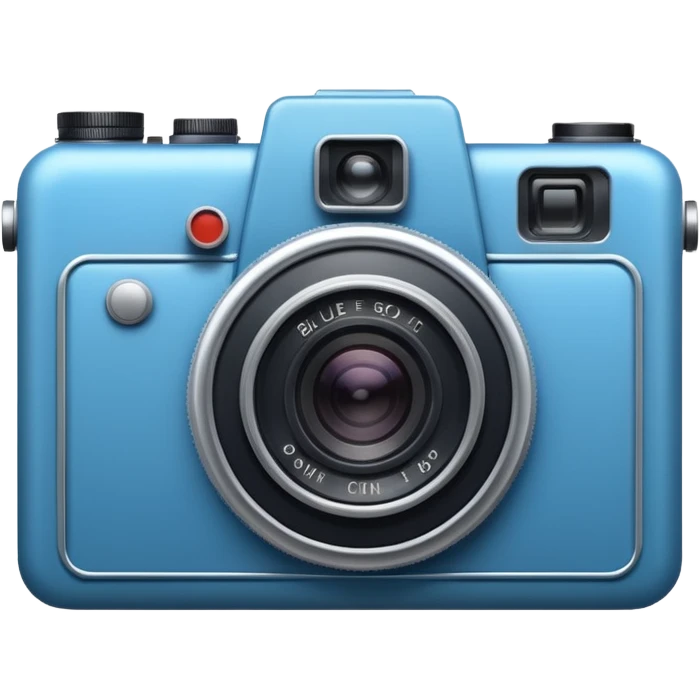 blue camera emoji