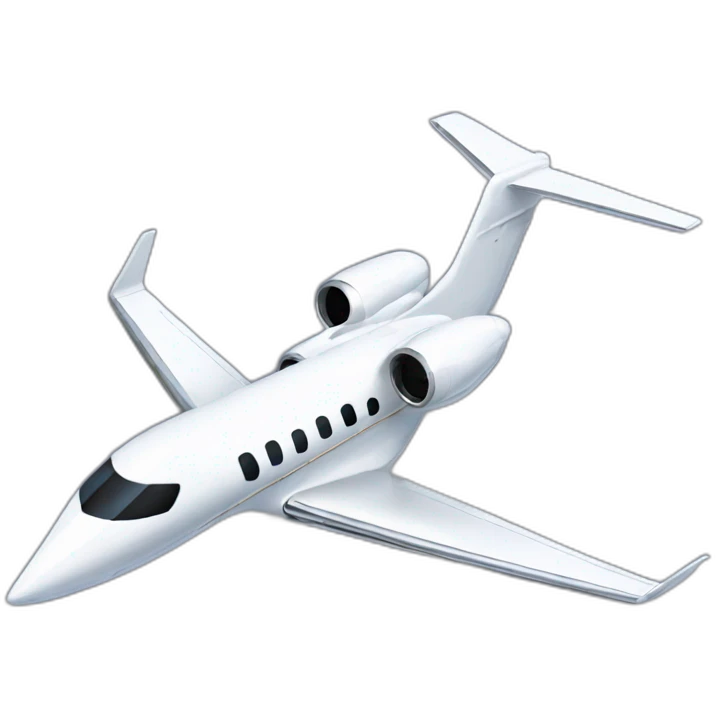 Private jet similar to a gulfstream  emoji
