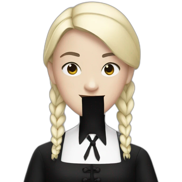 Wednesday Addams emoji