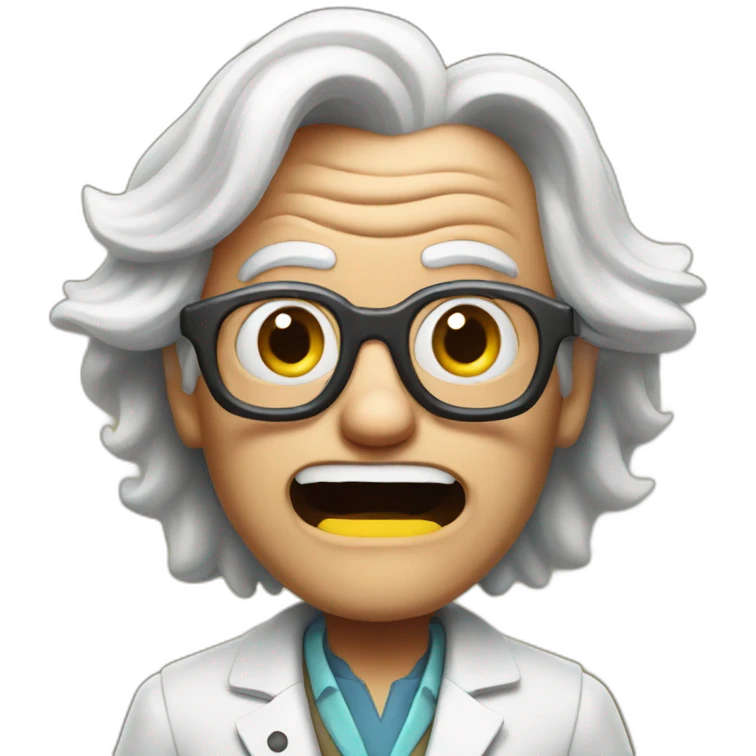 Doc brown surprised emoji