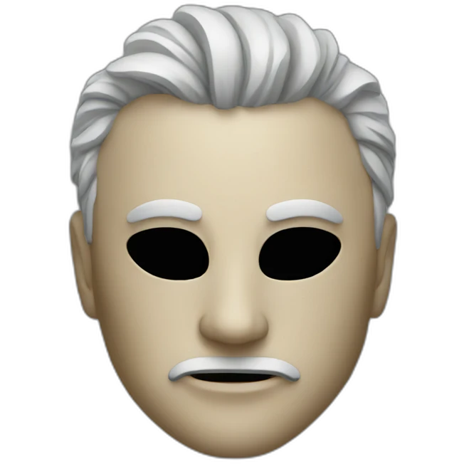 Mask man emoji