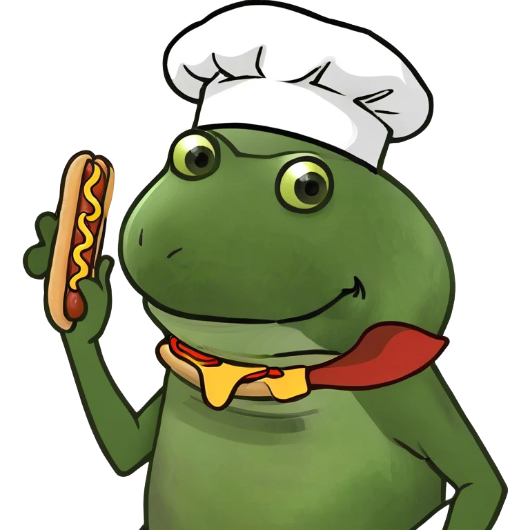 offering a hotdog emoji