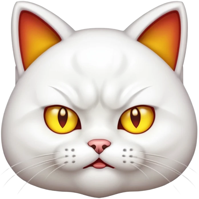 a lucky cat angry emoji