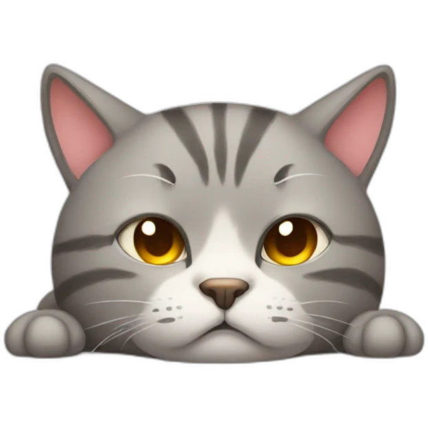 tired cat want to sleep emoji