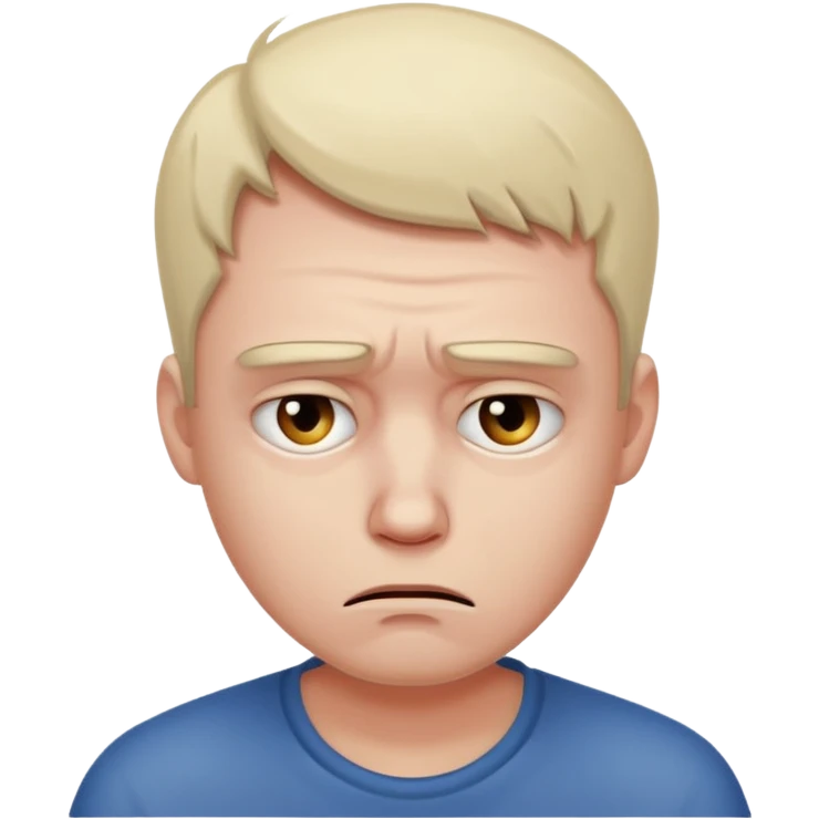Defeated man  emoji