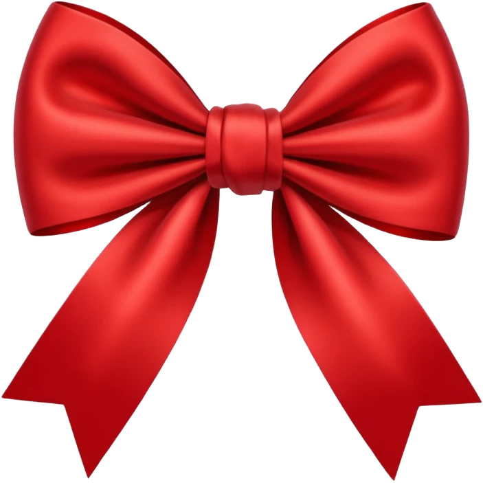 Red bow emoji