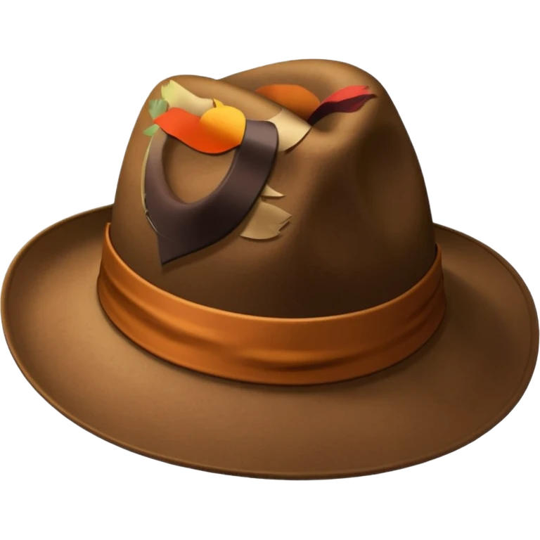brown hat emoji