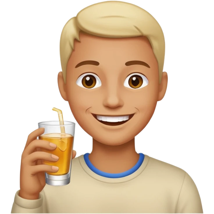 Drinking shots emoji