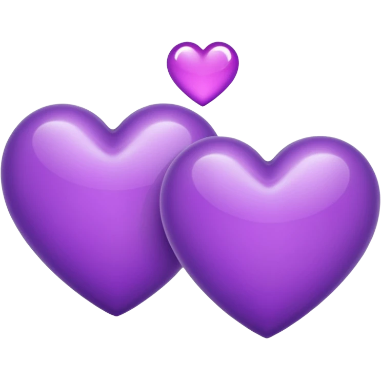 Purple two hearts style like this💕 emoji
